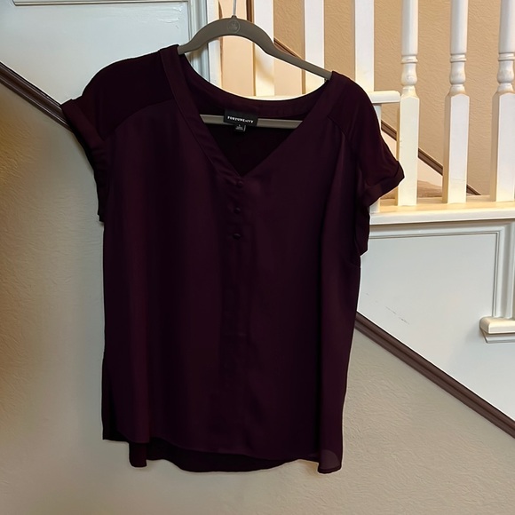 Tops - Plumb Fortune Ivy blouse